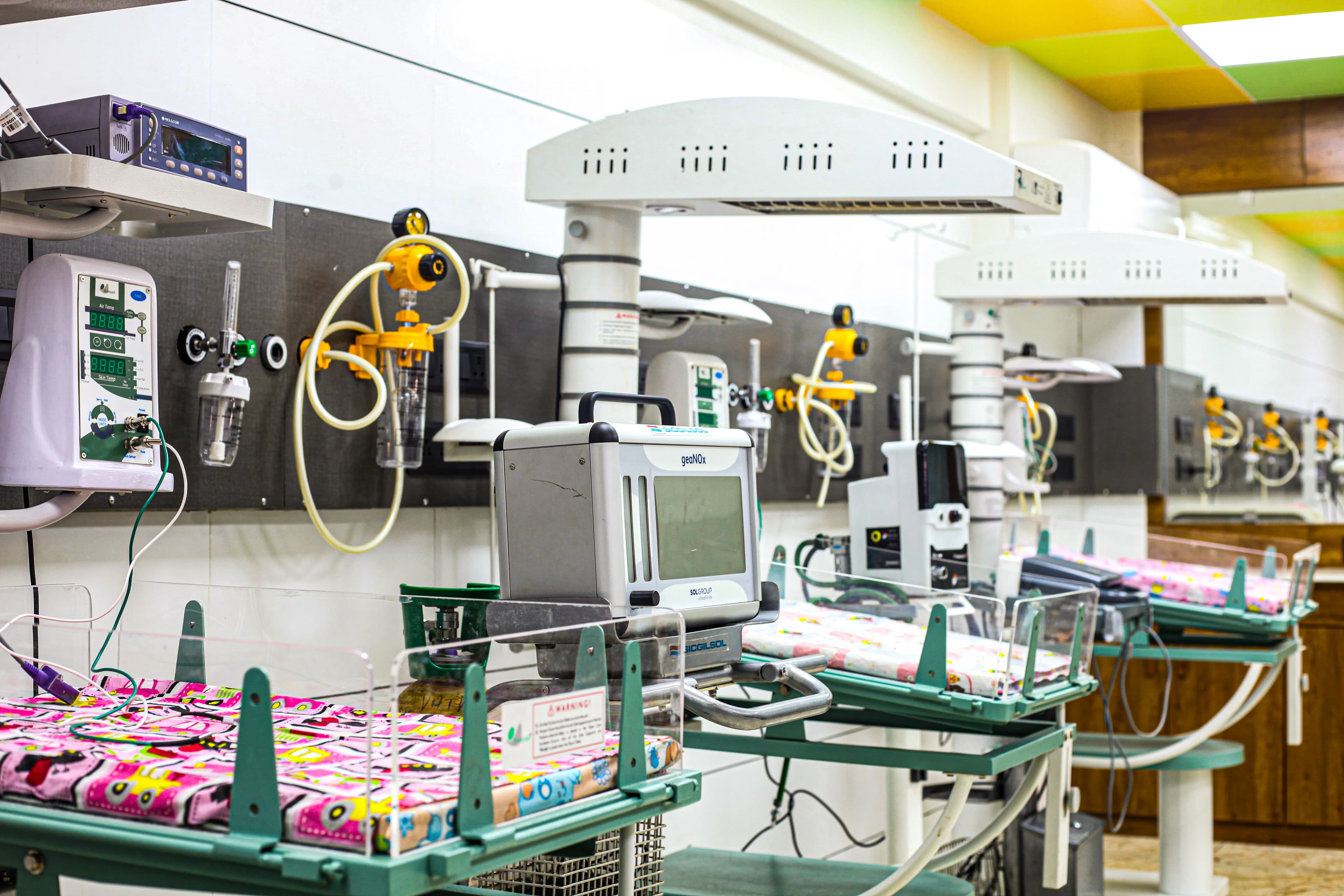 40 bedded NICU and PICU